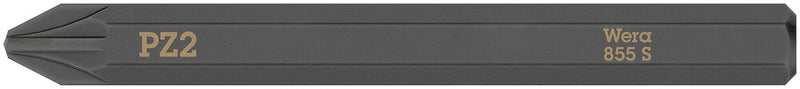 Wera 05018164001 855 S Pozidriv bits for impact screwdrivers, PZ 2 x 70 mm
