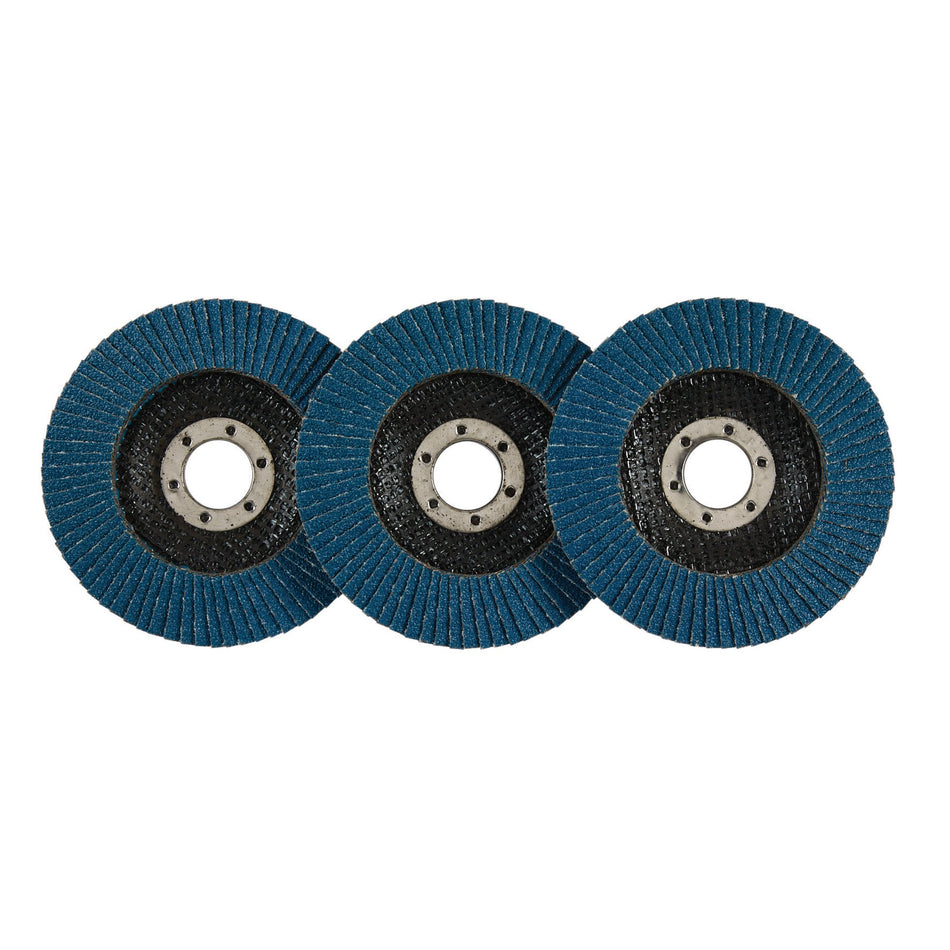 Draper 85724 Zirconium Oxide Flap Discs, 115 x 22.23mm, 60 Grit (Pack of 10)