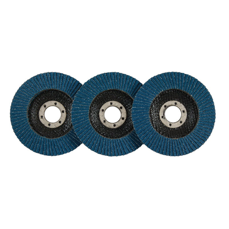 Draper 85724 Zirconium Oxide Flap Discs, 115 x 22.23mm, 60 Grit (Pack of 10)