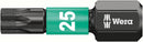 Wera 05057624001 867/1 IMP DC TORX DIY Impaktor bits, TX 20 x 25 mm, 10 pieces