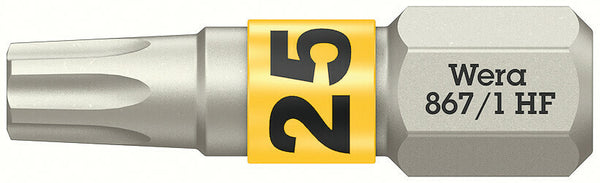 Wera 05066143001 867/1 TORXÃ‚Â® HF Bits with holding function, TX 25 x 25 mm