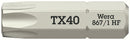 Wera 05066145001 867/1 TORX HF Bits with holding function, TX 40 x 25 mm
