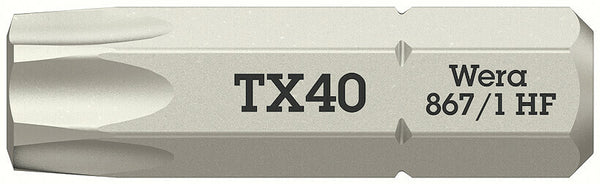 Wera 05066145001 867/1 TORXÃ‚Â® HF Bits with holding function, TX 40 x 25 mm