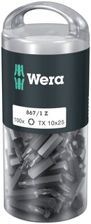 Wera 05072446001 867/1 TORXÃ‚Â® DIY 100, TX 10 x 25 mm, 100 pieces