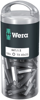 Wera 05072452001 867/1 TORXÃ‚Â® DIY 100, TX 40 x 25 mm, 100 pieces