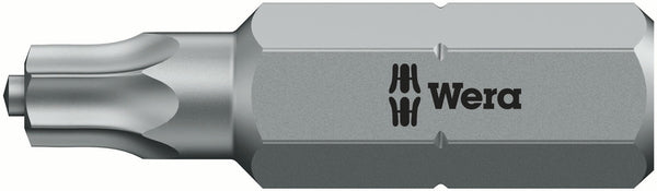 Wera 05066083001 867/1 ZA TORXÃ‚Â® bits with central pin, TX 25 x 25 mm