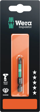 Wera 05073964001 867/4 IMP DC SB Impaktor bits, TX 20 x 50 mm