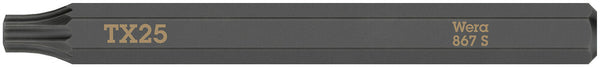 Wera 05018168001 867 S TORXÃ‚Â® bits for impact screwdrivers, TX 25 x 70 mm