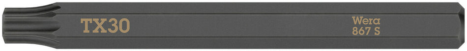 Wera 05018169001 867 S TORX bits for impact screwdrivers, TX 30 x 70 mm