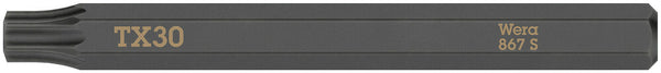 Wera 05018169001 867 S TORXÃ‚Â® bits for impact screwdrivers, TX 30 x 70 mm