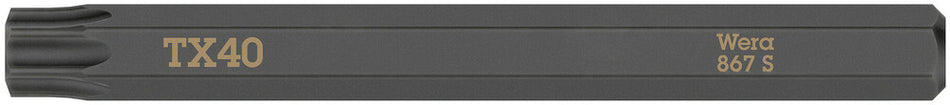 Wera 05018170001 867 S TORX bits for impact screwdrivers, TX 40 x 70 mm