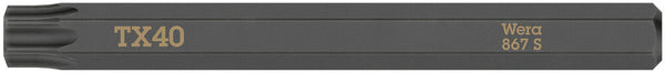 Wera 05018170001 867 S TORXÃ‚Â® bits for impact screwdrivers, TX 40 x 70 mm