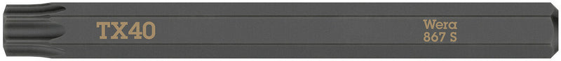 Wera 05018170001 867 S TORXÃ‚Â® bits for impact screwdrivers, TX 40 x 70 mm