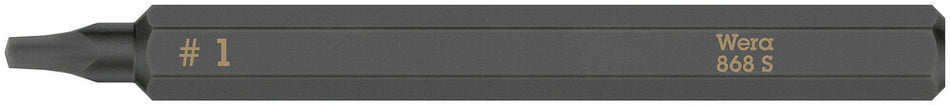 Wera 05018171001 868 S Square head socket bits for impact screwdrivers, # 1 x 70 mm