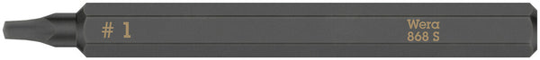 Wera 05018171001 868 S Square head socket bits for impact screwdrivers, # 1 x 70 mm