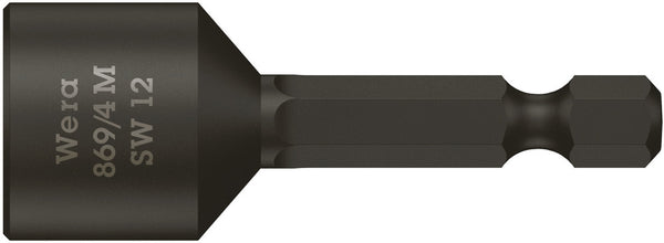 Wera 05060427001 869/4 M Nutsetters, magnetic, 12 x 50 mm