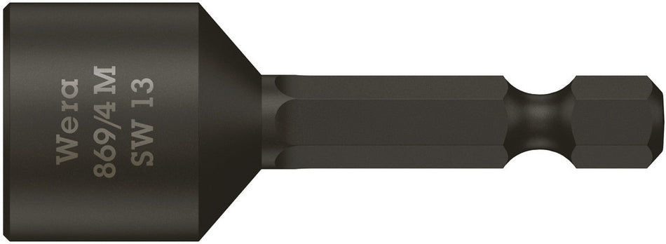 Wera 05060428001 869/4 M Nutsetters, magnetic, 13 x 50 mm