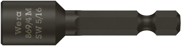 Wera 05060430001 869/4 M Nutsetters, magnetic, 5/16" x 50 mm