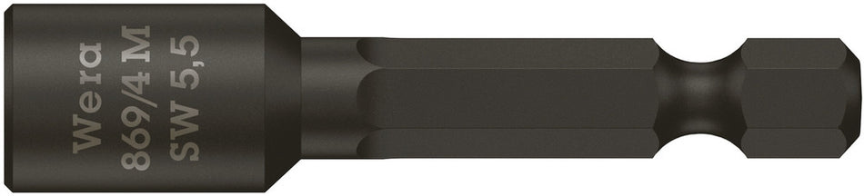 Wera 05060420001 869/4 M Nutsetters, magnetic, 5.5 x 50 mm