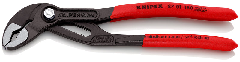 KNIPEX 87 01 180 COBRA WATER PUMP PLIERS