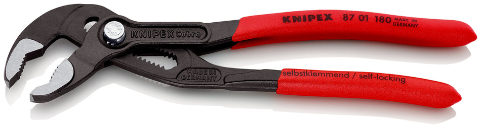 KNIPEX 87 01 180 COBRA WATER PUMP PLIERS