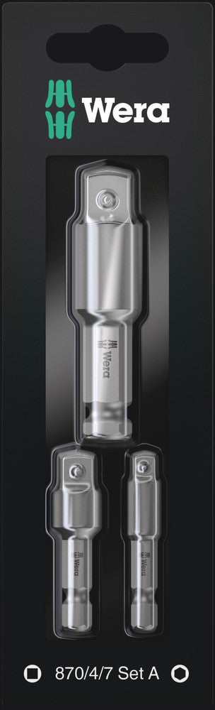 Wera 05073200001 870/4/7 Set A SB, 3 pieces