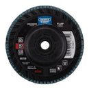 Draper 87232 Draper Expert Zirconium Oxide Flap Disc, 115mm, M14, 80 Grit