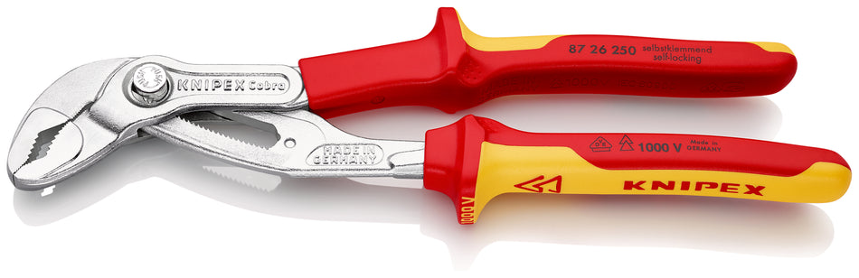 KNIPEX 87 26 250 COBRA WATER PUMP PLIERS VDE
