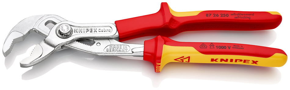 KNIPEX 87 26 250 COBRA WATER PUMP PLIERS VDE