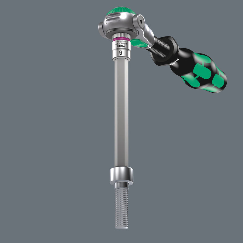 Wera 05003345001 8740 A HF 1 Zyklop bit socket set with holding function, 1/4" drive, 5 pieces