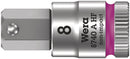 Wera 05003383001 8740 A HF Zyklop bit socket with holding function, 1/4" drive, 1/8" x 28 mm