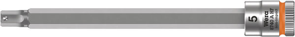 Wera 05003336001 8740 A HF Zyklop bit socket with holding function, 1/4" drive, 5 x 100 mm