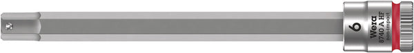 Wera 05003338001 8740 A HF Zyklop bit socket with holding function, 1/4" drive, 6 x 100 mm