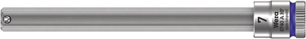Wera 05003342001 8740 A HF Zyklop bit socket with holding function, 1/4" drive, 7 x 100 mm