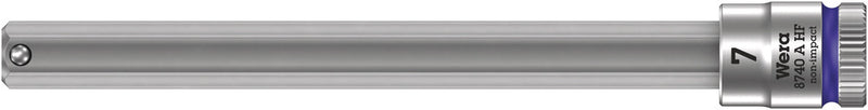 Wera 05003384001 8740 A HF Zyklop bit socket with holding function, 1/4" drive, 9/64" x 28 mm