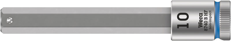 Wera 05003044001 8740 B HF Zyklop bit socket with holding function, 3/8" drive, 10 x 100 mm