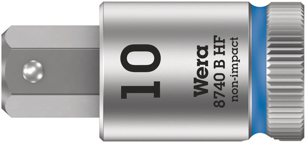 Wera 05003043001 8740 B HF Zyklop bit socket with holding function, 3/8" drive, 10 x 38.5 mm