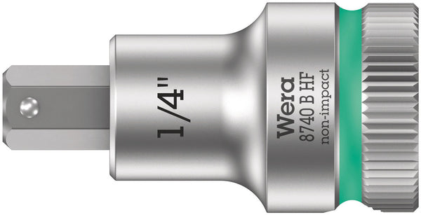 Wera 05003089001 8740 B HF Zyklop bit socket with holding function, 3/8" drive, 1/4" x 35 mm