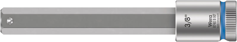 Wera 05003094001 8740 B HF Zyklop bit socket with holding function, 3/8" drive, 3/8" x 100 mm