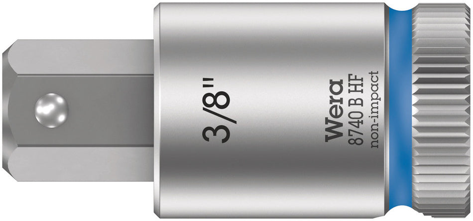 Wera 05003093001 8740 B HF Zyklop bit socket with holding function, 3/8" drive, 3/8" x 38.5 mm