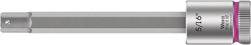 Wera 05003092001 8740 B HF Zyklop bit socket with holding function, 3/8" drive, 5/16" x 100 mm
