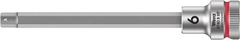 Wera 05003036001 8740 B HF Zyklop bit socket with holding function, 3/8" drive, 6 x 107 mm
