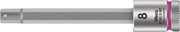Wera 05003040001 8740 B HF Zyklop bit socket with holding function, 3/8" drive, 8 x 100 mm