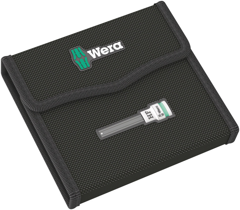 Wera 05003181001 8740 B HF Imperial 1 Zyklop bit socket set with holding function, 3/8" drive, 7 pieces