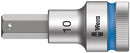 Wera 05003825001 8740 C HF Zyklop bit socket with 1/2" drive with holding function, 10 x 60 mm