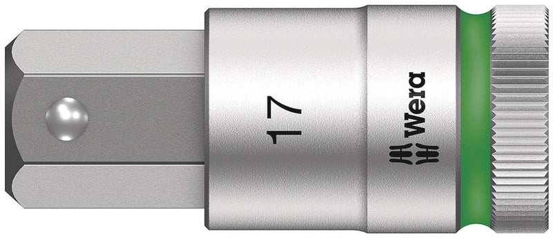 Wera 05003829001 8740 C HF Zyklop bit socket with 1/2" drive with holding function, 19 x 60 mm