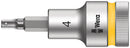 Wera 05003820001 8740 C HF Zyklop bit socket with 1/2" drive with holding function, 4 x 60 mm
