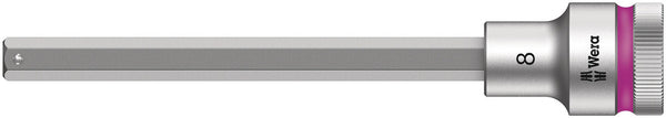 Wera 05003844001 8740 C HF Zyklop bit socket with 1/2" drive with holding function, 8 x 140 mm