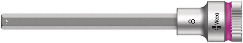Wera 05003844001 8740 C HF Zyklop bit socket with 1/2" drive with holding function, 8 x 140 mm