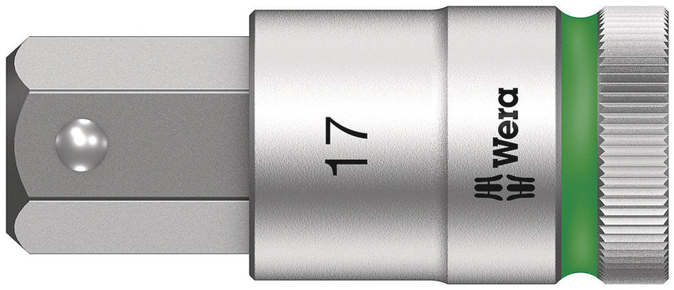 Wera 05003825001 8740 C HF Zyklop bit socket with 1/2" drive with holding function, 10 x 60 mm